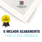 Moldura A4 21 X 30 Para Arte Poster Imagem Com Petg kit 2