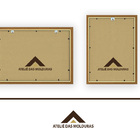 Moldura A6 10x15 Oncinha Decoração Premium Com Petg 5 peças