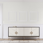 Moldura Boiserie Eva Autocolante 60x70cm 2,3cm Branco