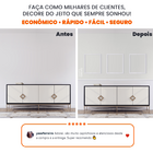 Moldura Boiserie Eva Autocolante 60x70cm 2,3cm Branco