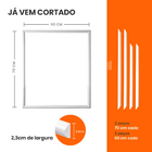 Moldura Boiserie Eva Autocolante 60x70cm 2,3cm Branco