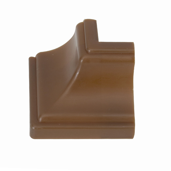 Moldura Cantoneira Externa em PVC Imbuia 4 Peças 0,04x0,04m Permatti