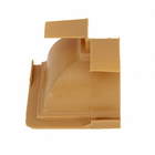 Moldura Cantoneira Interna em PVC Cerejeira 4 Peças 0,04x0,04 Permatti