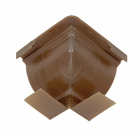 Moldura Cantoneira Interna em PVC Imbuia 4 Peças 0,04x0,04m Permatti