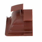 Moldura Cantoneira Interna em PVC Mogno 4 Peças 0,04x0,04 Permatti