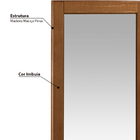 Moldura Com Espelho - Madeira Maciça - Imbuia