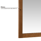 Moldura Com Espelho - Madeira Maciça - Imbuia