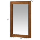 Moldura Com Espelho - Madeira Maciça - Imbuia