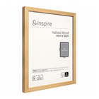 Moldura com Vidro Wood 40x50cm Madeira Natural