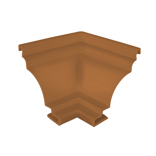 Moldura de Canto Interno Colonial Mogno Plastilit