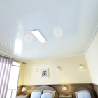 Moldura De Teto PVC Slim Colonial Branco Neve 0,03x6m Plastilit