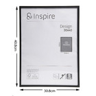 Moldura Design Preto 30x40cm Inspire