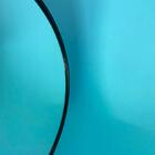 Moldura Flexivel Encaixe Ate 6mm 10 Mts Preto Brilho