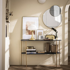 Moldura Glam Brass Dourado 13x18cm Inspire