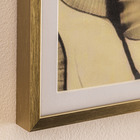 Moldura Glam Brass Dourado 13x18cm Inspire