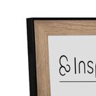 Moldura Insdustrial Walnut Marrom 30x40cm Inspire