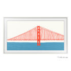 Moldura Para Smart Tv 55" The Frame Cor Branco Estilizado