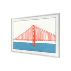 Moldura Para Smart Tv 55" The Frame Cor Branco Estilizado