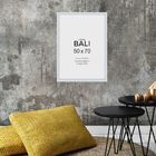 Moldura Pronta Bali Branco Madeira Pinus para Fotos de 50x70cm