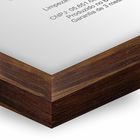 Moldura Pronta Bali Marrom Madeira Pinus para Fotos de 24x30cm