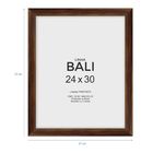 Moldura Pronta Bali Marrom Madeira Pinus para Fotos de 24x30cm