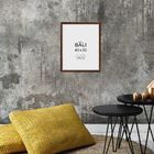 Moldura Pronta Bali Marrom Madeira Pinus para Fotos de 40x50cm