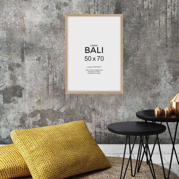 Moldura Pronta Bali Pinus Madeira Pinus para Fotos de 50x70cm