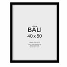 Moldura Pronta Bali Preto Madeira Pinus para Fotos de 40x50cm