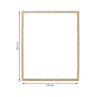 Moldura Pronta Basic Bege 40x50cm