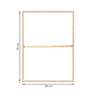 Moldura Pronta Basic Bege 50x70cm