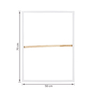 Moldura Pronta Basic Branco 50x70cm