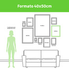 Moldura Pronta Basik MDF Branca 40x50cm Inspire