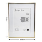 Moldura Pronta Glam Brass Dourado 30x40cm Inspire