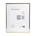 Moldura Pronta Glam Brass Dourado 40x50cm Inspire