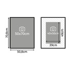 Moldura Pronta Glam Brass Dourado 50x70cm Inspire