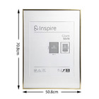 Moldura Pronta Glam Brass Dourado 50x70cm Inspire