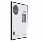 Moldura Pronta Lila Preta 40x50cm Inspire