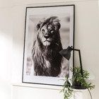 Moldura Pronta Lila Preta 50x70cm Inspire