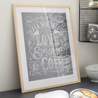 Moldura Pronta Low Natural Bege 30x40cm Inspire