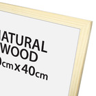 Moldura Pronta Low Natural Bege 30x40cm Inspire