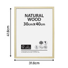 Moldura Pronta Low Natural Bege 30x40cm Inspire