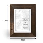 Moldura Pronta Parts Madeira Madeira 22x28cm