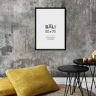 Moldura Pronta Preta 50x70cm Tropical