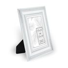 Moldura Pronta Romantic Madeira Branca 26x32cm