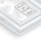 Moldura Pronta Romantic Madeira Branca 26x32cm