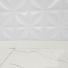 Moldura Rodapé EVA Flexível 10m de Largura e 12 Metros de Com