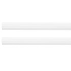 Moldura Rodateto 2 peças 3x200cm Branco Gart