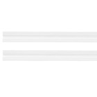 Moldura Rodateto 2 peças 3x200cm Branco Gart