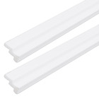 Moldura Rodateto 2 peças 3x200cm Branco Gart