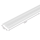 Moldura Rodateto 2 peças 5x200cm Branco Gart